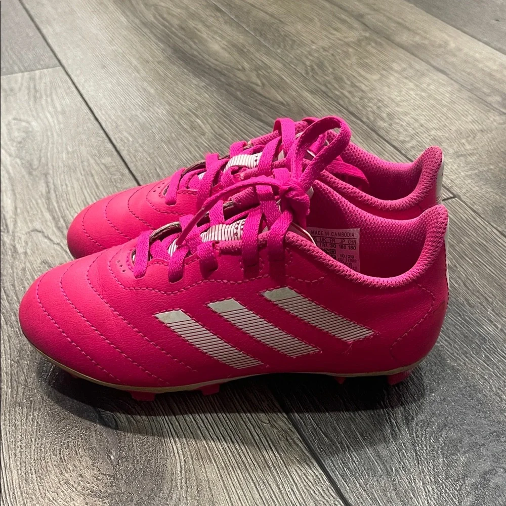Adidas Kids Hot Pink Sneakers - Picture 3 of 3